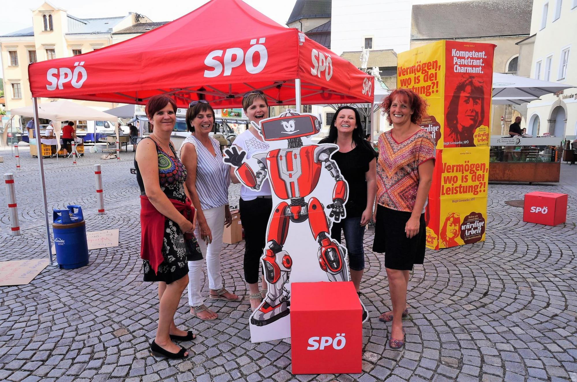 Digitalisierung In Der Arbeitswelt Frauenaktion Am Freistädter Genussmarkt SpÖ Frauen 7086